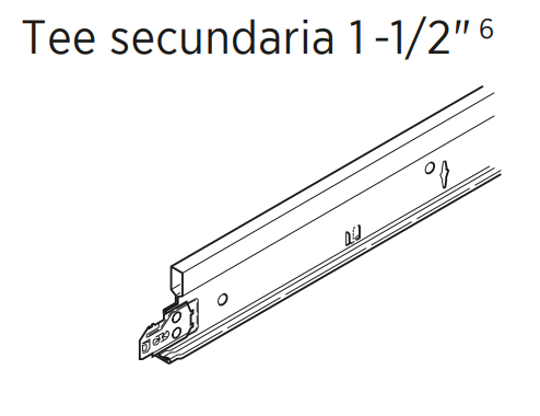 Suspensión DONN® CENTRICITEE®