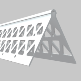 Esquinero Plastico p/Exterior 1AX10 STUCCO