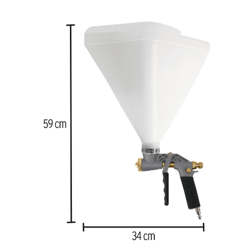 Pistola neumática para texturizados